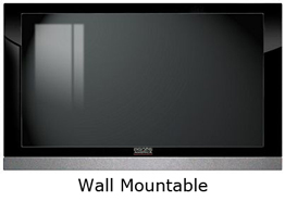 Fake TV Props are wall mountable